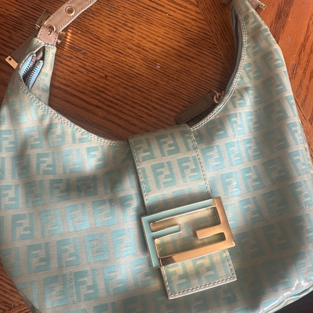 Mint Green Fendi Crescent